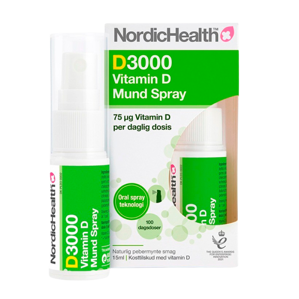 NordicHealth D3000 D3-vitaminspray (15 ml)