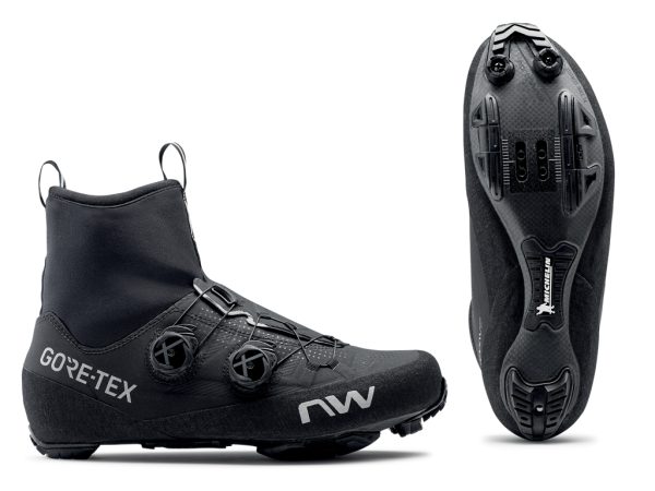 Northwave Flagship GTX - Fuld Carbon Sål - Vinterstøvle - MTB - Sort - Str. 43