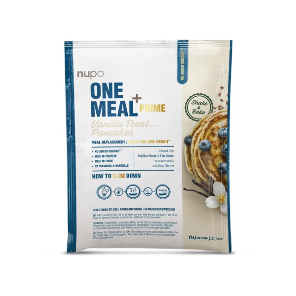 Nupo One Meal +Prime Pancake (60g) - Vanilla Treat - Mad- og melprodukter