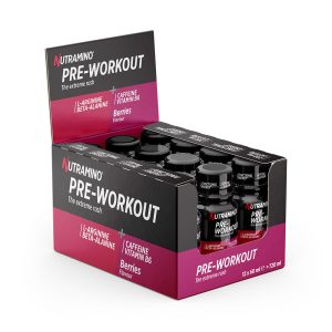 Nutramino Pre-Workout Shot - Berries (12x 60ml) - Energi