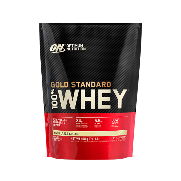 Optimum Nutrition Gold Standard 100% Whey Vanilla Ice Cream (450 g)