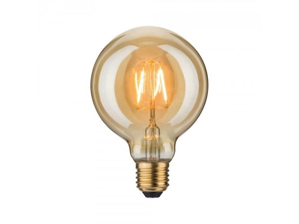 Paulmann Led (Rgb) Energiklasse A+ (A++ - E) E27 Pæreform 2.5 W Guld (Ø X H) 95 Mm X 138 Mm 1 Stk