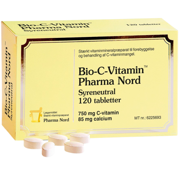 Pharma Nord Bio-C-Vitamin 750 mg (120 tabletter)