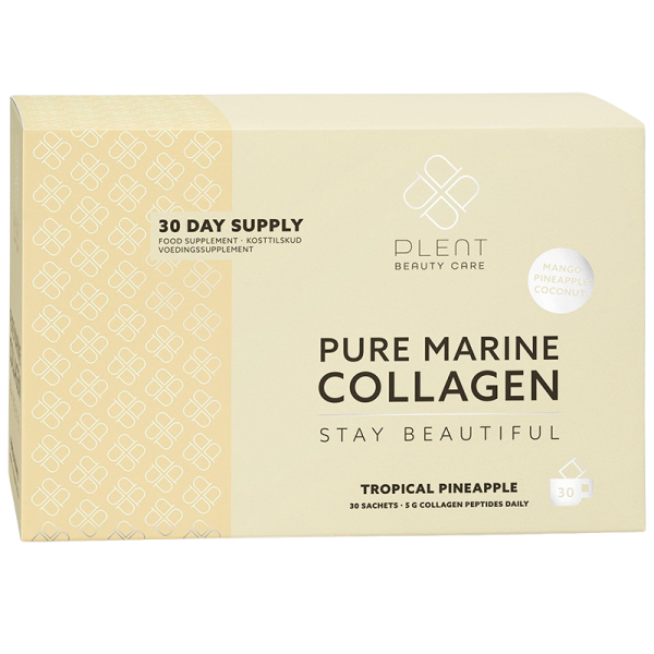 Plent Pure Marine Collagen Tropical Pineapple Packs (30 stk)