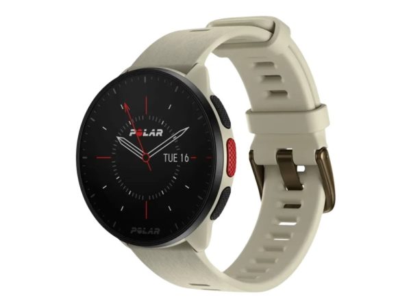 Polar Pacer - Smart Ur Med Bånd - Silikone - Båndstørrelse: S/L - Display 1.2" - 32 Mb - Bluetooth - 40 G - Skyhvid