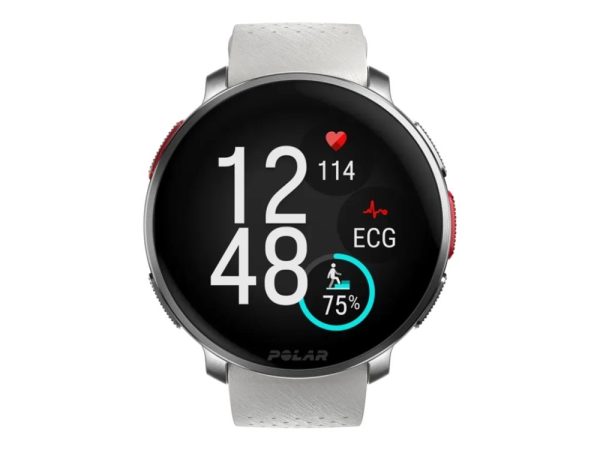 Polar Vantage V3 - Aluminum - Sportsur Med Bånd - Silikone - Display 1.39" - 32 Gb - Bluetooth - 57 G - Solopgangsabrikos