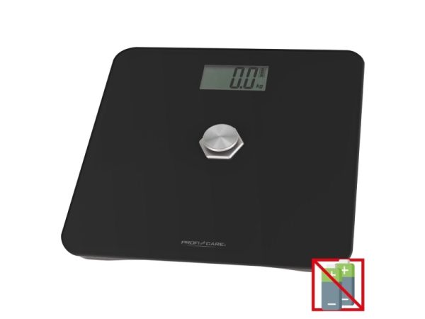 Proficare Pc-Pw 3112 Black, Elektronisk Personlig Vægt, 180 Kg, 100 G, Sort, 5 Kg, Kg, Lb