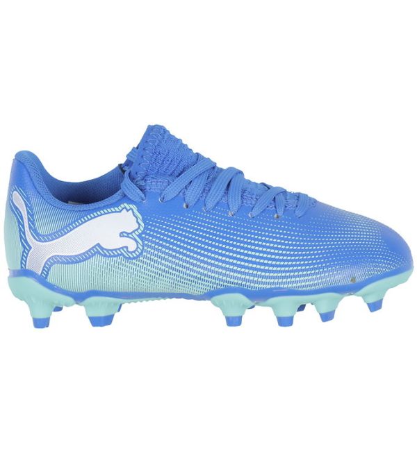 Puma Fodboldstøvler - Future 7 Play FG/AG Jr - Hyperlink Blue