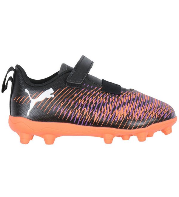 Puma Fodboldstøvler - Future 8 Play V FG/AG RB Jr - Sort/Hvid/Gl