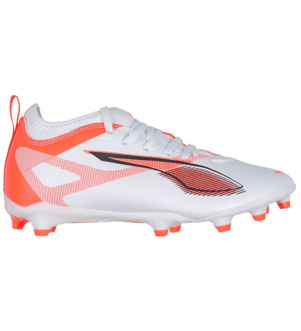 Puma Fodboldstøvler - Ultra 5 Match FG/AG Jr - Hvid/Sort/Glowing