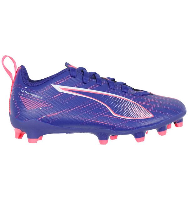 Puma Fodboldstøvler - Ultra 5 Play FG/AG Jr - Lapis Lazuli/Hvid