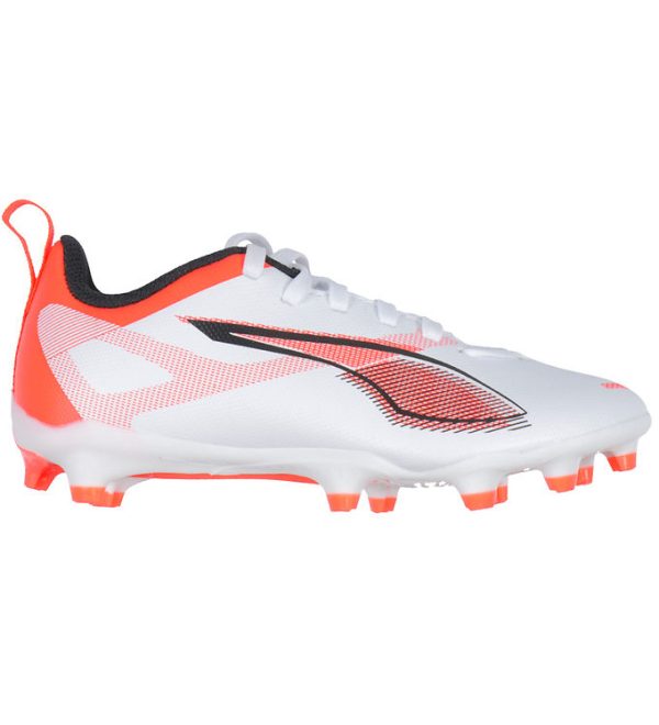 Puma Fodboldstøvler - Ultra 5 Play V FG/AG Jr - Hvid/Sort/Glowin