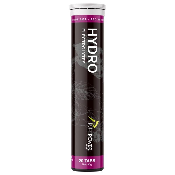 PurePower Hydro Røde Bær 20 Tabs (1 rør)