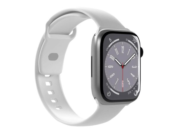 Puro Icon - Elastisk Rem Til Apple Watch 38/40/41 Mm (S/M &Amp M/L) (Hvid)