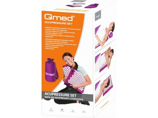 Qmed Mata Do Qkupresury Z Poduszk Acupressure Mat