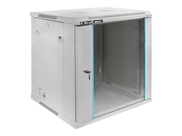 Qoltec - Rack Kabinet - Grå - 12U - 19"