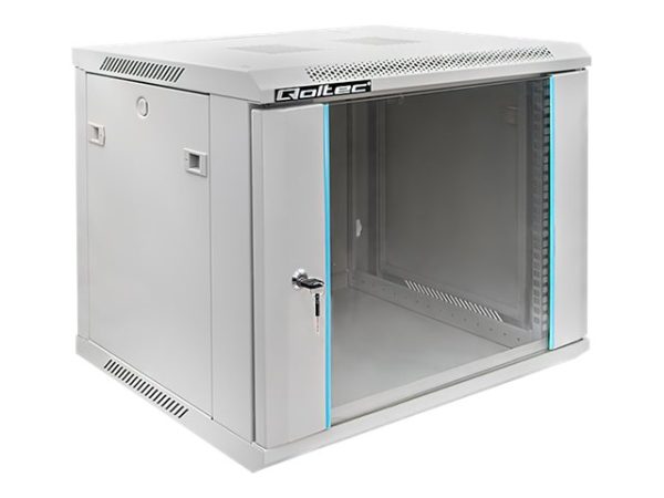 Qoltec - Rack Kabinet - Grå - 9U - 19"