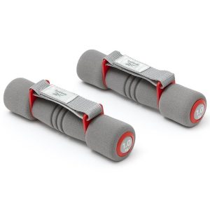 Reebok Softgrip Håndvægte - 1.0Kg Red & Grey