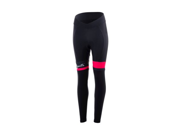 Rogelli Select - Efterår/Vinter buks med pude Dame - Power Gel - Sort/Pink - Str. XL