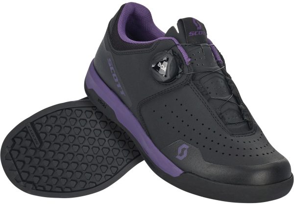 SCOTT Sport Volt Lady Cykelsko - Sort/Lilla