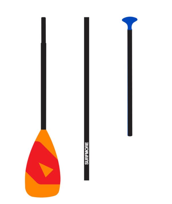 SURFMORE Aluminium SUP Paddle 3-delt