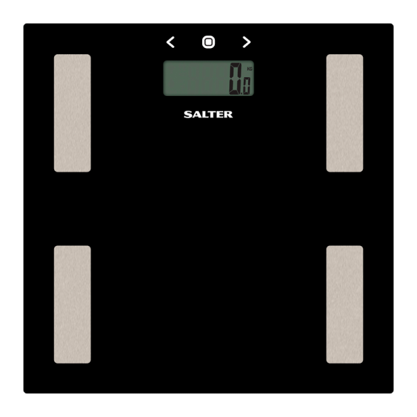 Salter Badevægt Elektronisk BMI Sort (1 stk)