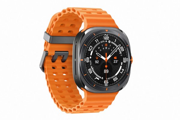 Samsung® | Galaxy Watch Ultra - Titanium Gray (Orange Strap)