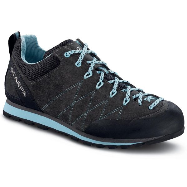 Scarpa Womens Crux (Grå (SHARK/BLUE RADIANCE) 36)