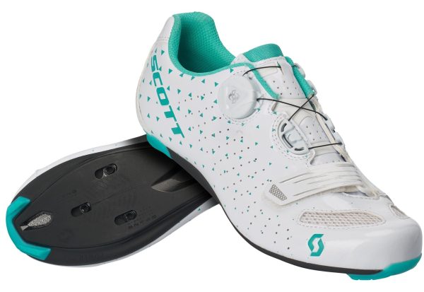 Scott Road Comp Boa Lady '20, Dame Cykelsko, White/Turquoise