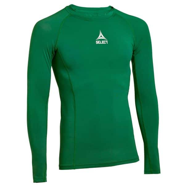 Select 62354 Baselayer Langærmet Herre, grøn