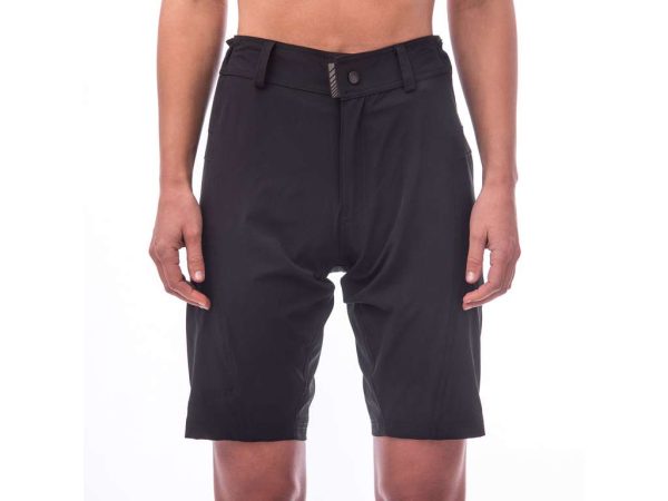 Sensor Helium - Baggy cykelshorts med TMF pude - MTB - Dame - Sort - Str. 2XL