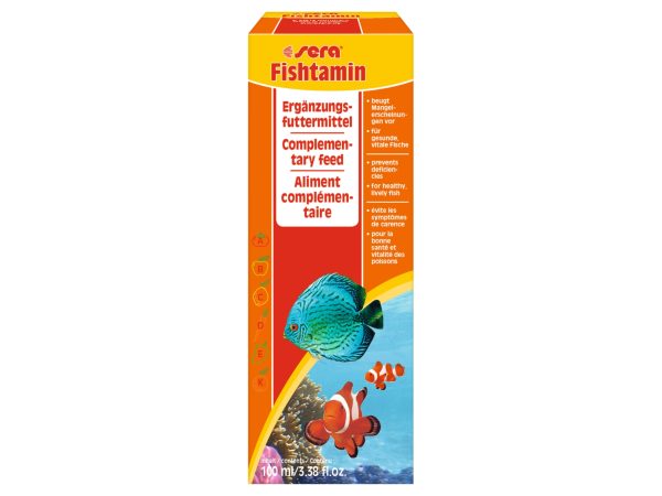 Sera Fishtamin, Akvariefisk, Frozen Fish Food, Sprød, Vitamin A, Vitamin B, Vitamin B12, Vitamin B2, Vitamin B6, Vitamin C, Vitamin D3, Vitamin E,...