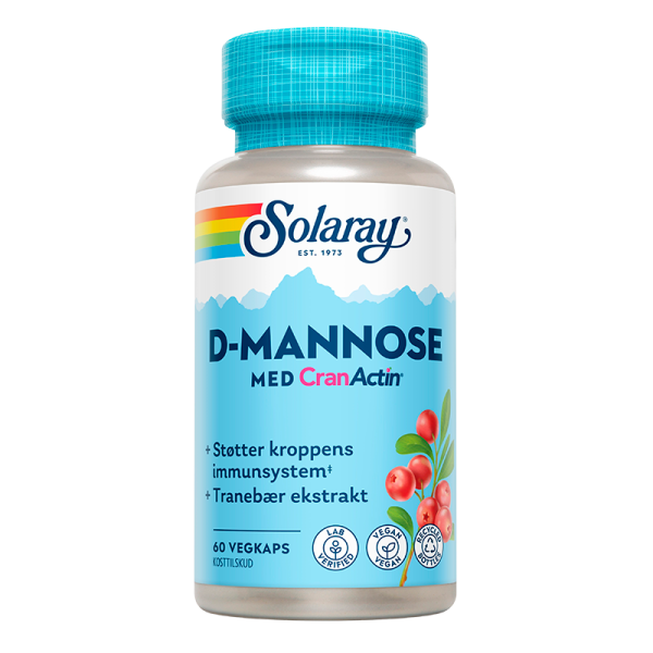 Solaray D-Mannose M. CranActin (60 kaps)