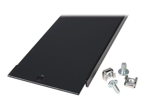 Startech.Com 2U Blanking Panel - Steel Rack Mount Filler Panel - For 19In Server Rack Enclosure Or Cabinet - Black Rack Panel (Blankb2) - Tomt Panel