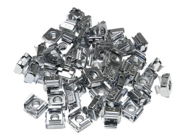 Startech.Com 50 Pkg M5 Cage Nuts For Server Rack Cabinets - M5 Cage Nuts - Rack Cage Nuts - Cage Nuts (Cabcagenuts) - Møtrikker Til Rack (Pakke Med 5