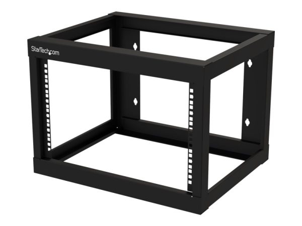 Startech.Com 6U 19" Wall Mount Network Rack 19" Deep 2 Post Open Frame For Server Room Data/Av/It/Communication/Computer Equipment/Patch Panel With C