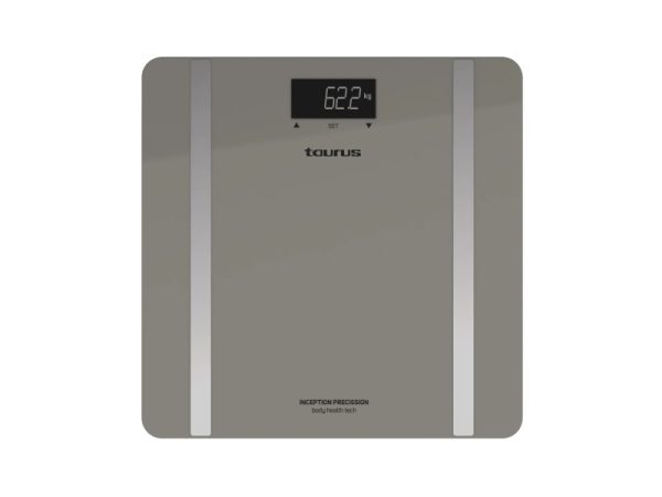 Taurus Inception Precission, Elektronisk Personlig Vægt, 180 Kg, 100 G, Grå, 3 Kg, Kg, Lb