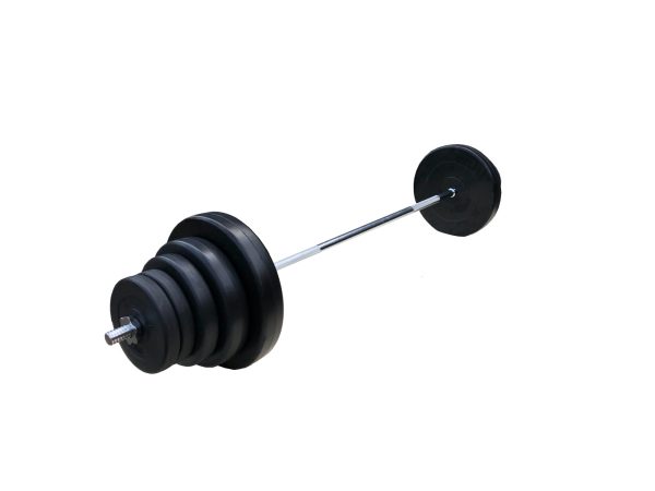 Titan Life Weight Set 80 kg - HURTIG LEVERING - Vægtstangssæt