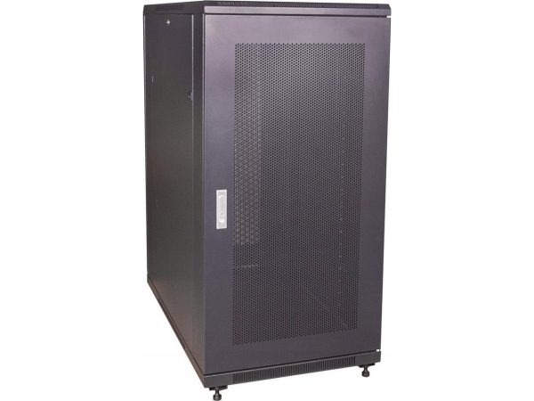 Tkh 19-Tommer 24U Rack Standing Cabinet 600X1000x1317 Perforeret Dør Ccss-0610-24Up