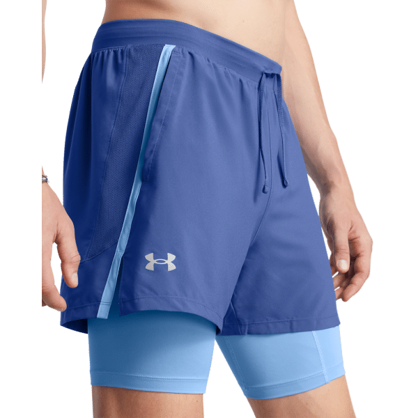 Under Armour Mænds - Launch 5" 2-in-1 Shorts - Tech Blue L