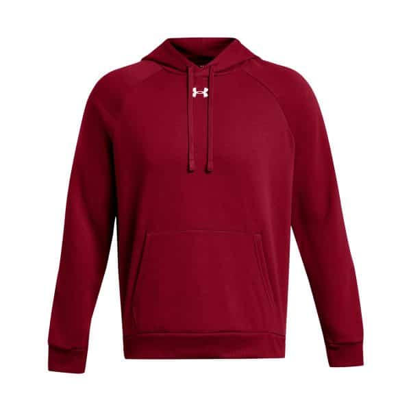 Under Armour Rival Fleece Hoodie Herre, cardinal