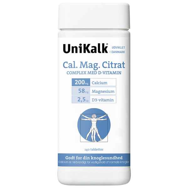 UniKalk Cal. Mag. Citrat (140 tabl)