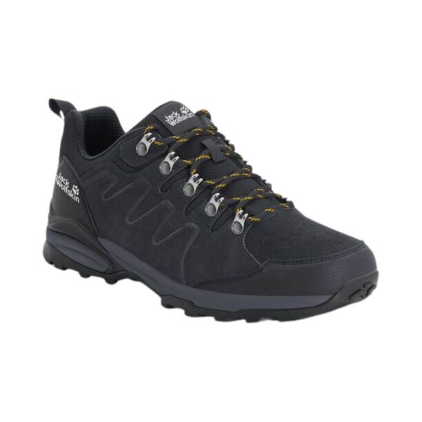 Vandresko mænd - Jack Wolfskin Refugio Texapore Low M - Sort