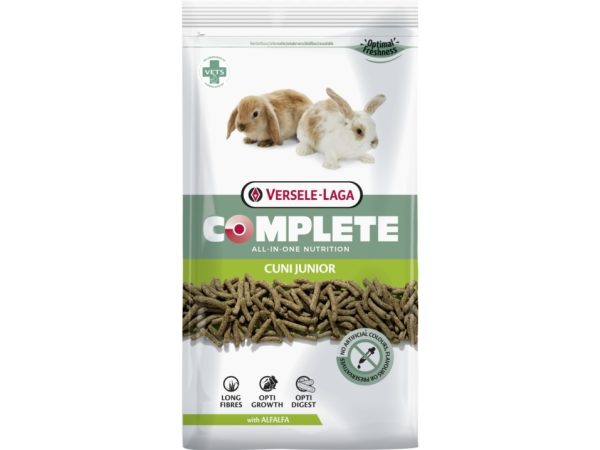 Versele-Laga Cuni Junior Complete, Snack, 1,75 Kg, Kanin, Vitamin A, Vitamin C, Vitamin D3, Vitamin E, Kobber, Jod, Jern, Mangan, Selenium, Zink, 17%