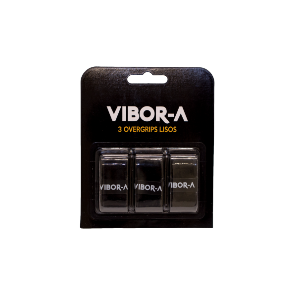 Vibor-A Blister 3 Pack Overgrips Pro Soft Black