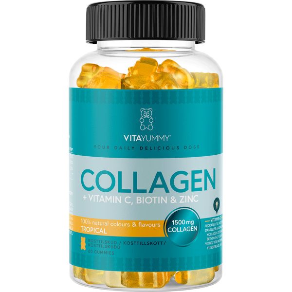 VitaYummy Collagen - Tropical (60 stk) - Kollagen