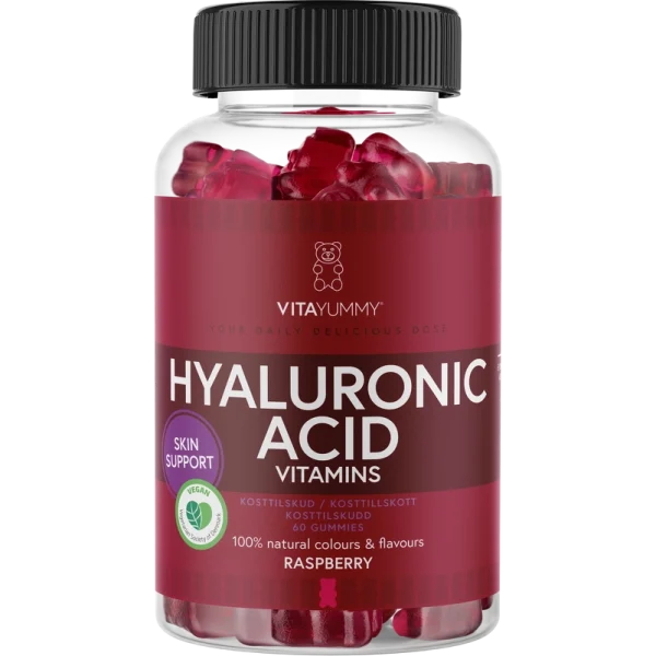 VitaYummy Hyaluronic Acid Raspberry 60 Pieces