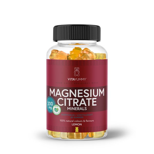 VitaYummy Magnesium Citrate (60 stk) - Lemon - Vitaminer & mineraler