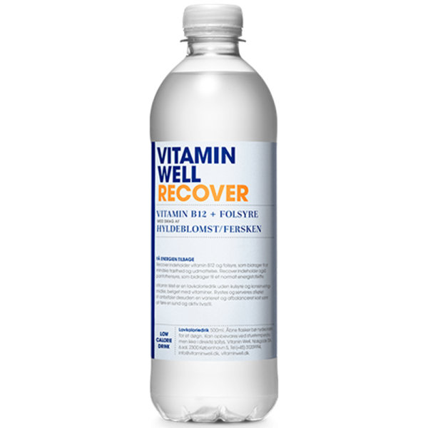 Vitamin Well Recover - Hyldeblomst Fersken (500 ml)