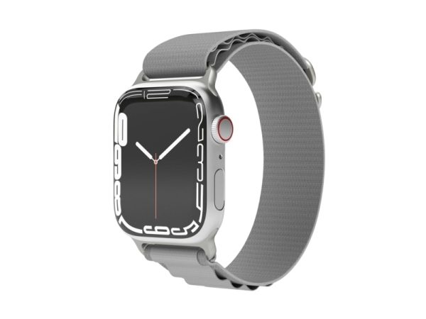 Vonmählen Action Loop, Rem, Smartwatch, Lys Grå, Apple, Apple Watch 42 Mm / 44 Mm / 45 Mm / 49 Mm, Nylon